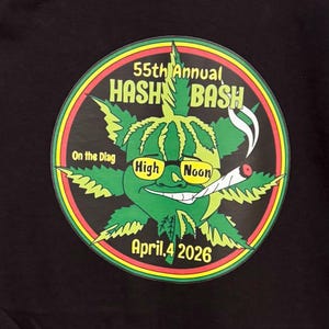 2026 Ann Arbor Hash Bash tee shirts