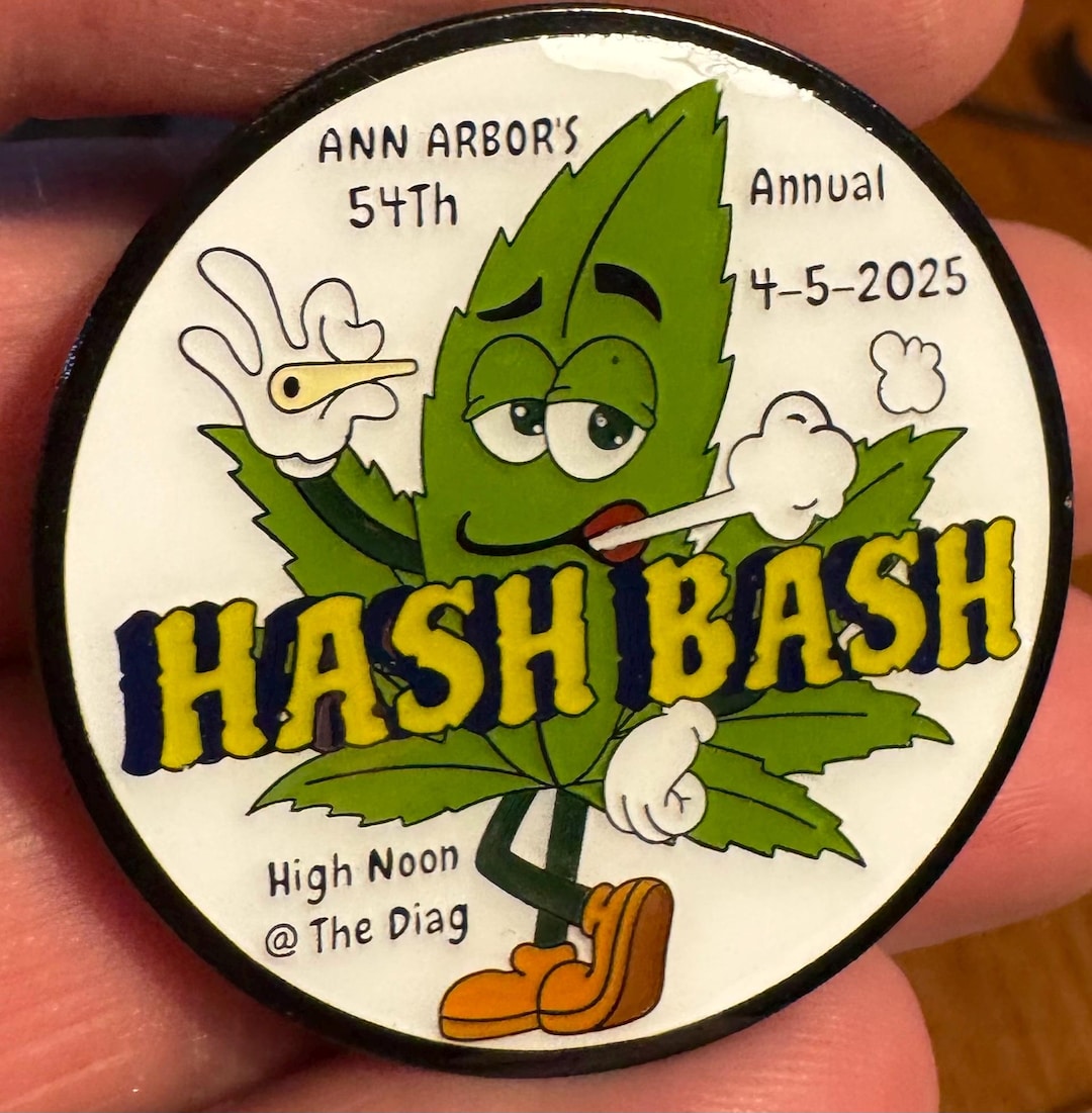 2025 Ann Arbor Hash Bash Hat Pin - Etsy