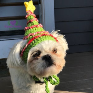 Christmas Tree Hat for Dogs