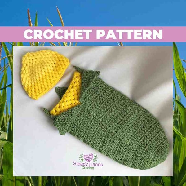 CROCHET PATTERN - Baby Sweet Corn Costume