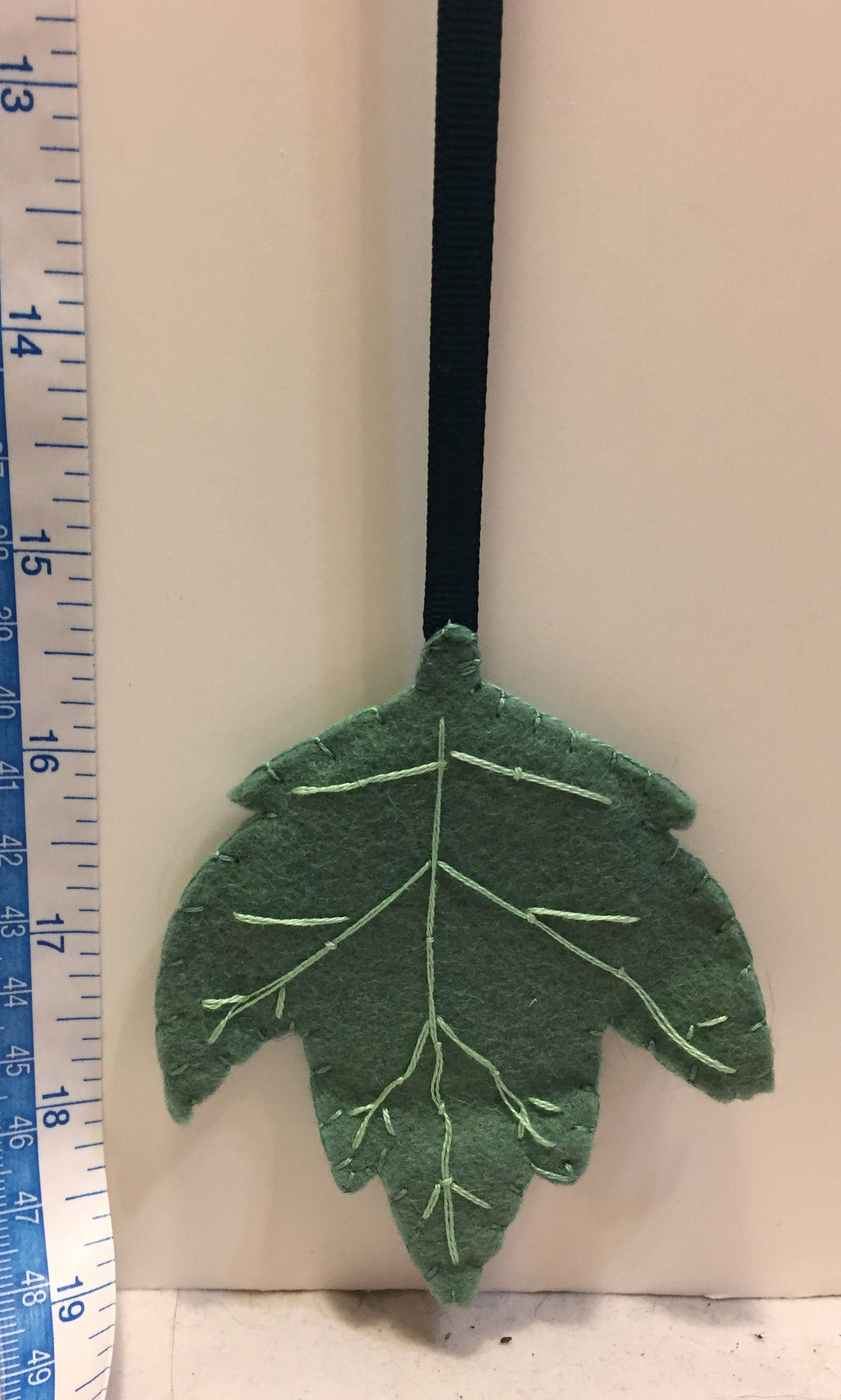 Leaves Bookmark/page Marker/felt Pagemarker/book Lover Etsy