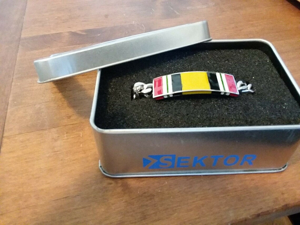 Iraq Campaign Ribbon Bracelet Stainless Steel Links and Etsy