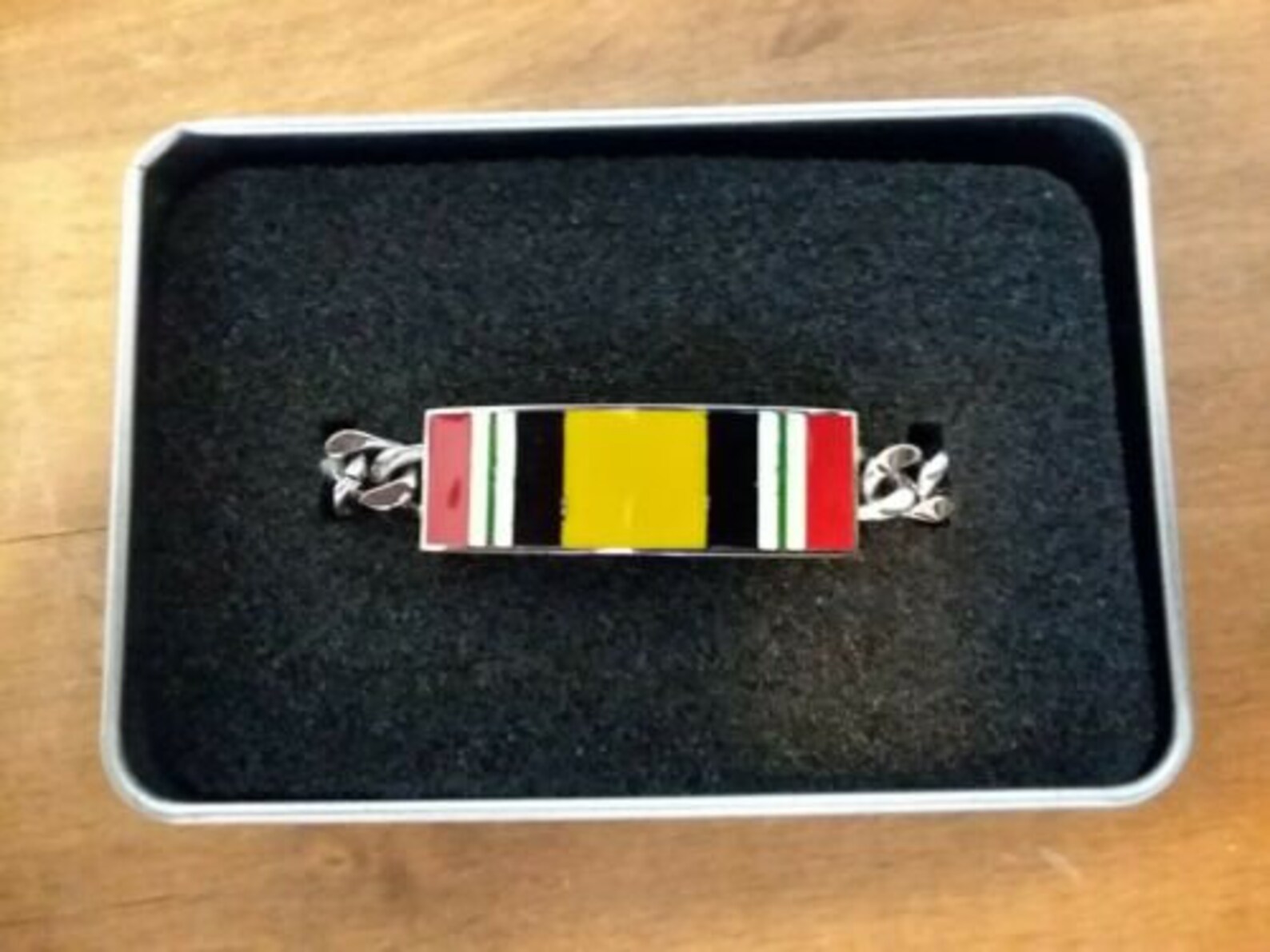 Iraq Campaign Ribbon Bracelet Stainless Steel Links and Etsy