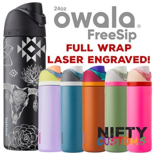 Owala KIDS FreeSip Stainless Steel / 16oz / Color: Splishy Splashy