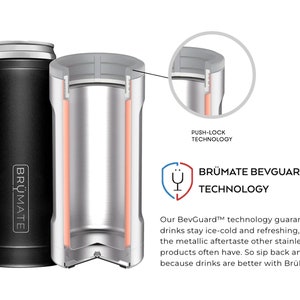 Personalized Brumate Hopsulator Slim Brümate Can Cooler 12oz Insulated Stainless Steel FREE Laser Engraving image 6