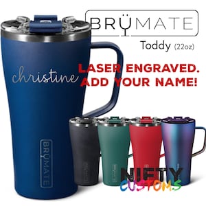 Personalized Brumate Toddy - Brümate Coffee Cup - 22oz Mug - Insulated Stainless Steel - FREE Laser Engraving