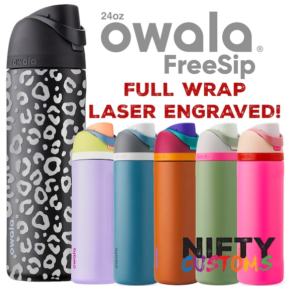 Owala Freesip 24oz Bottle FREE Laser Engraving Stainless Steel