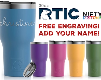 Laser Engraved RTIC Travel Mug - 16 oz - Graphite