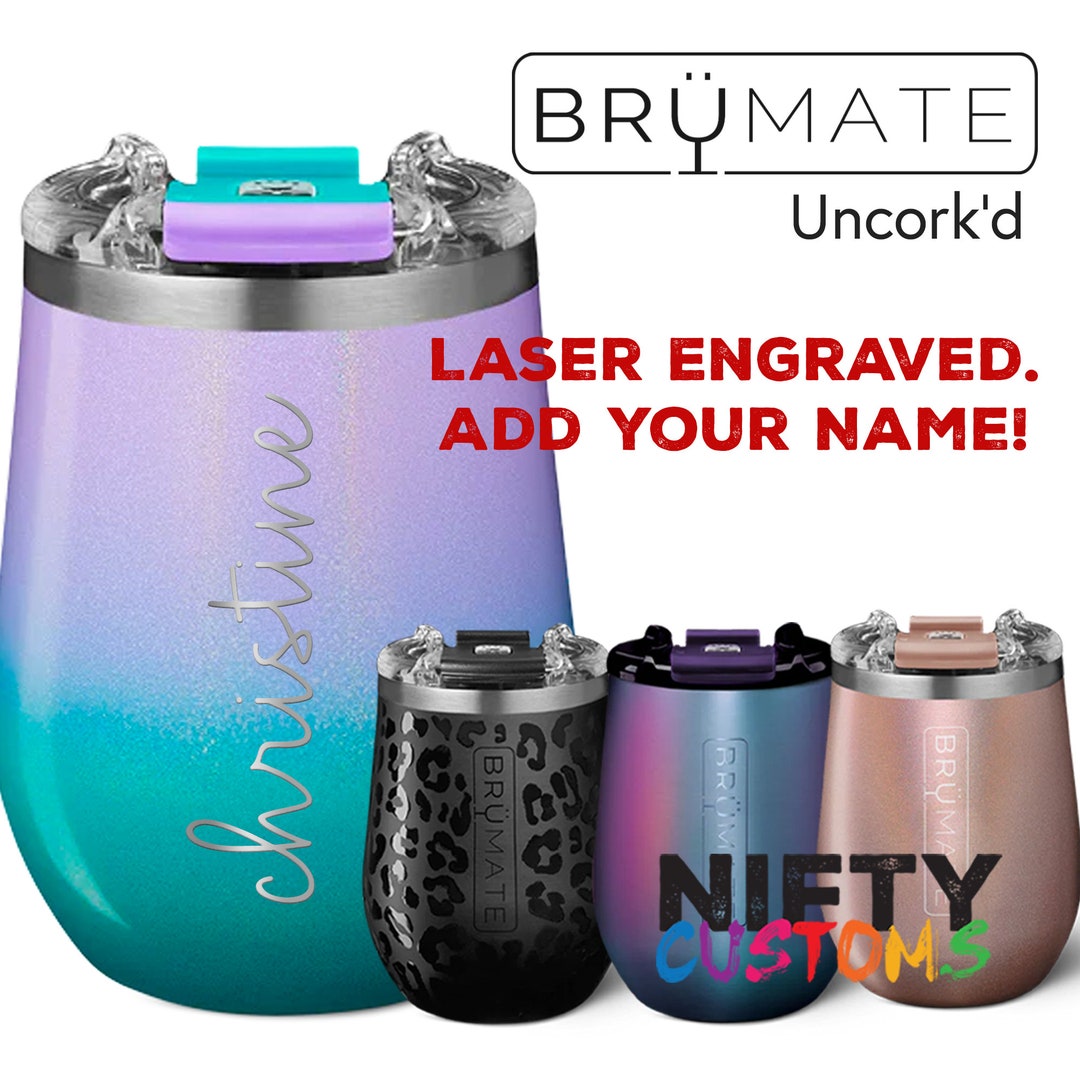Personalized Brumate Wine Tumbler Brümate Uncork'd Insulated Stainless