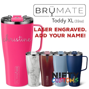 Personalized Brumate Toddy XL - Brümate Coffee Cup - 32oz Mug - Insulated Stainless Steel - FREE Laser Engraving