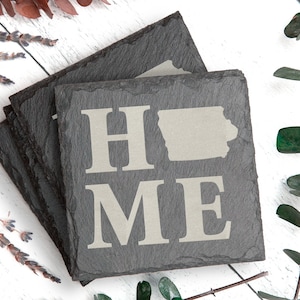 Home State Coasters - All States - State in the O - Beautiful Housewarming Gift