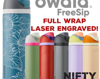 Fate FULL WRAP Owala Freesip Personalized Water Bottle Insulated Stainless  Steel Laser Engraved Leak Proof Lid Sip or Swig 