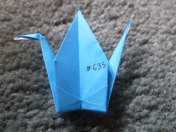 Orizuru 1000 Origami Kraniche 3 X 3 Quadrate