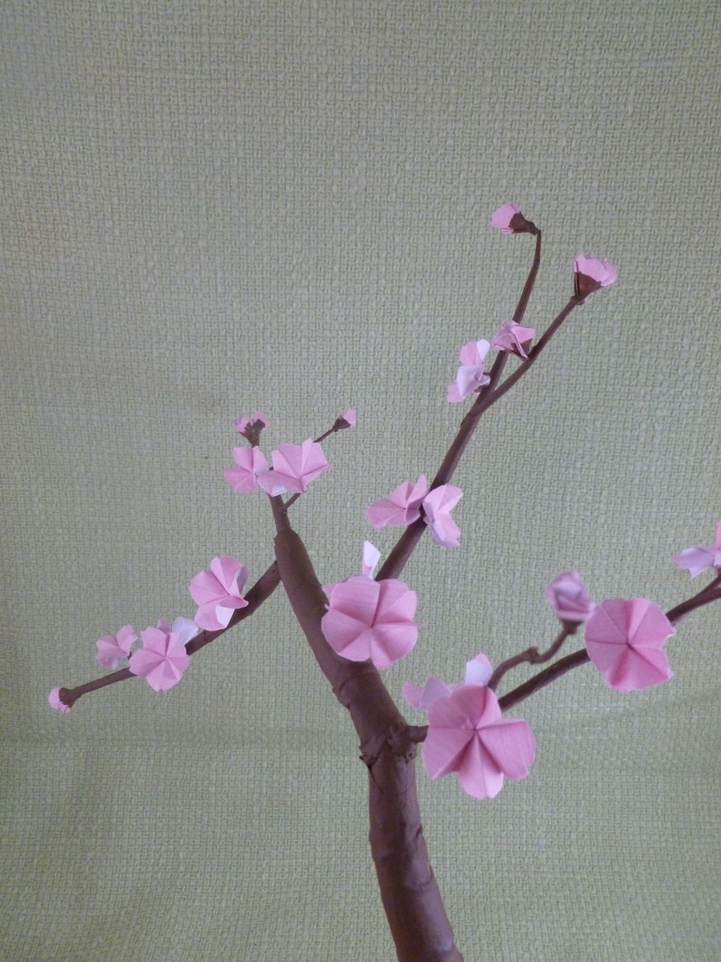 Origami Cherry Blossom Tree Etsy