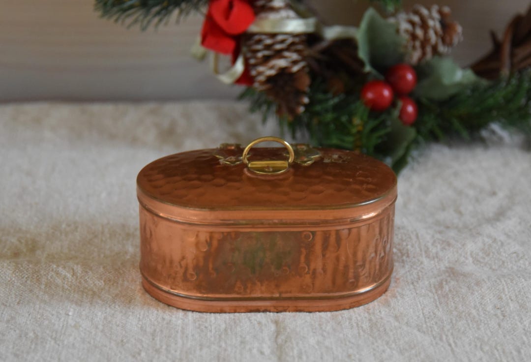 Handmade Copper Box With Brass Fittings From Sweden - Etsy