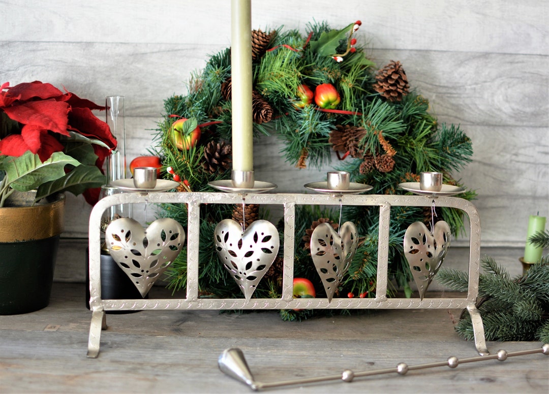 Vintage Advent Candle Holder Advent Candle Holder Simple Etsy