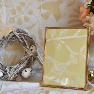 Antique Jyden Bronze picture frame, 18 x 24 cm photo frame, Scandinavian design, frame Denmark, real bronze