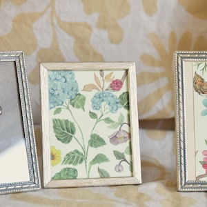 Antique silver-plated Jyden picture frame, picture holder, photo frame, vintage picture holder, mini frame, shabby chic, brocante, memories