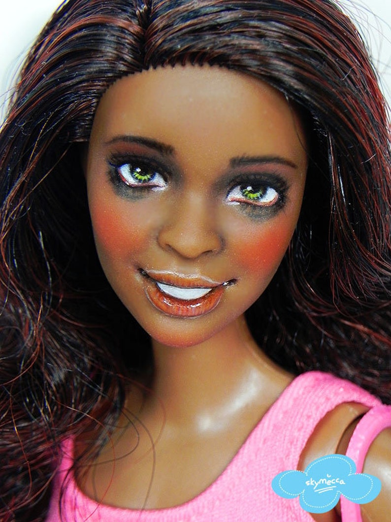 repainting barbie dolls