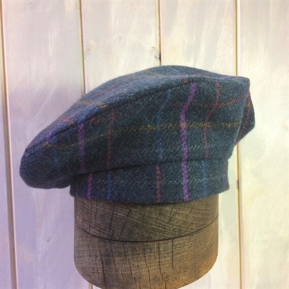 Tweed Beret/tam 0' Shanter. Celtic Hat 