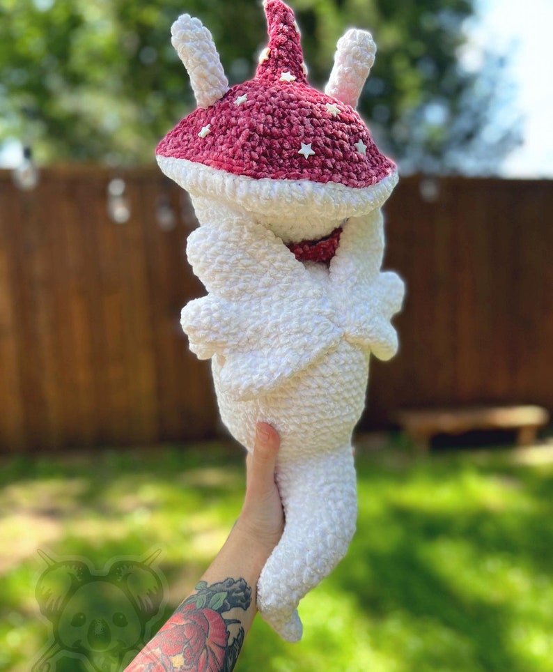 MÖNSTER Svampälva Virkat Spökmönster bild 2
