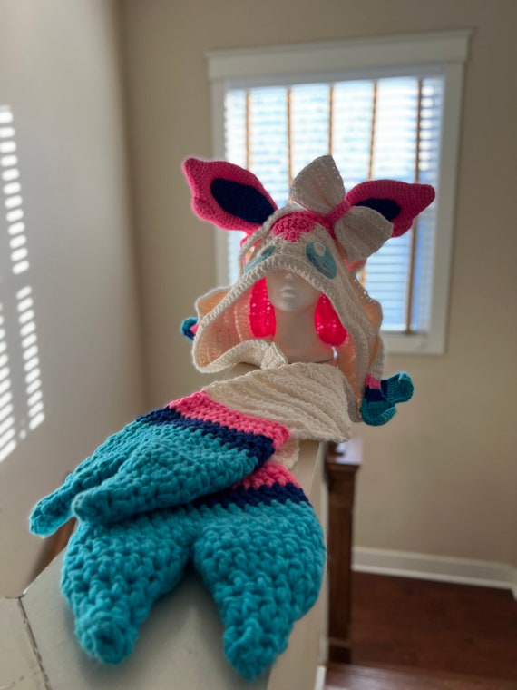PATTERN Charming Fairy Scoodie, Pokémon Scoodie, Sylveon Scoodie, Crochet Sylveon, Crochet Pokémon