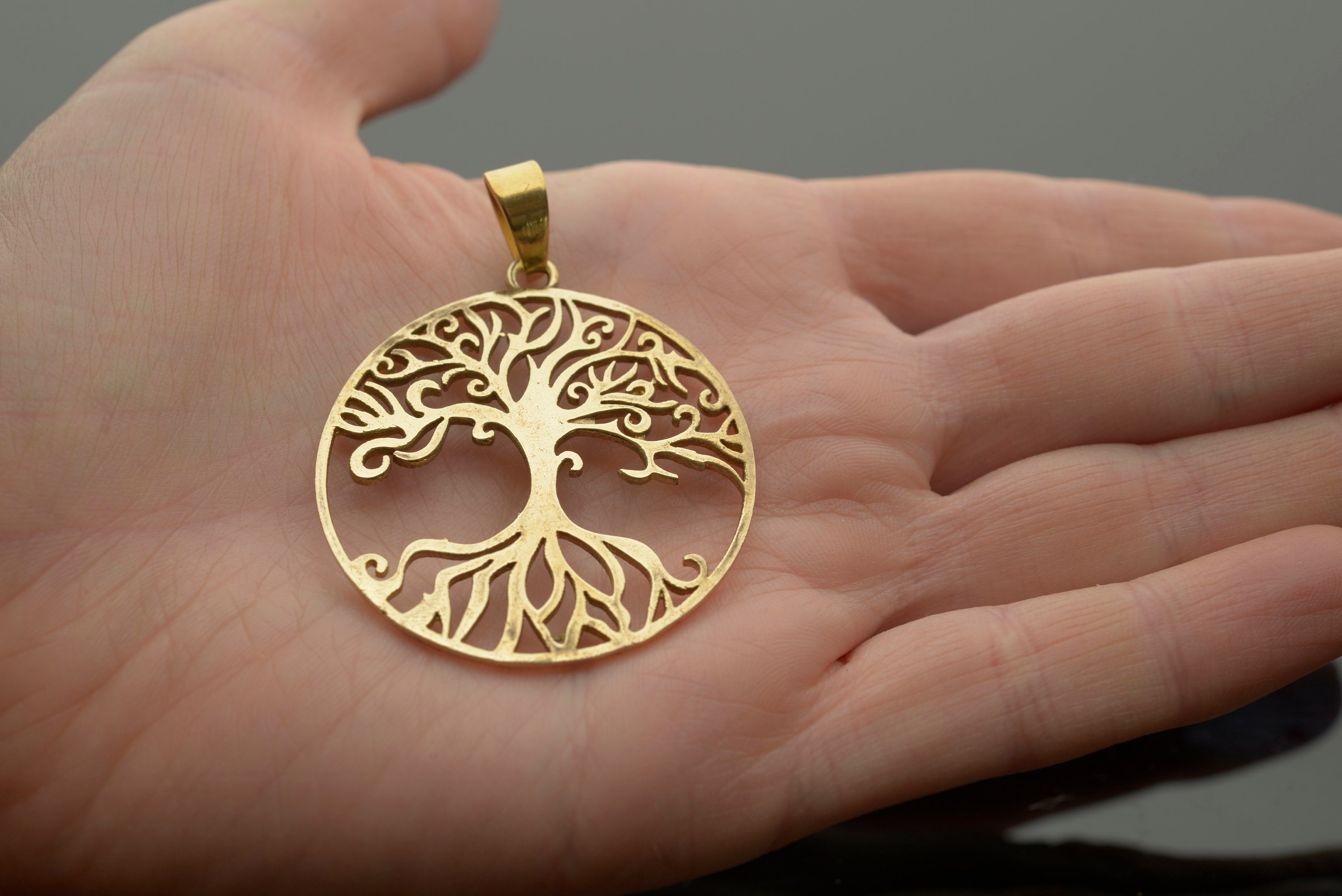 Ciondolo Albero Della Vita Significato Albero della vita ciondolo collana d'oro gioielli | Etsy