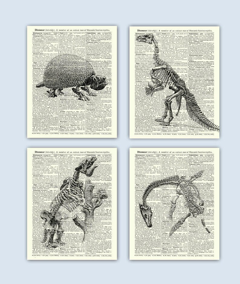 Dinosaur Art Dinosaur Print Dinosaur Art Dinosaur Decor - Etsy