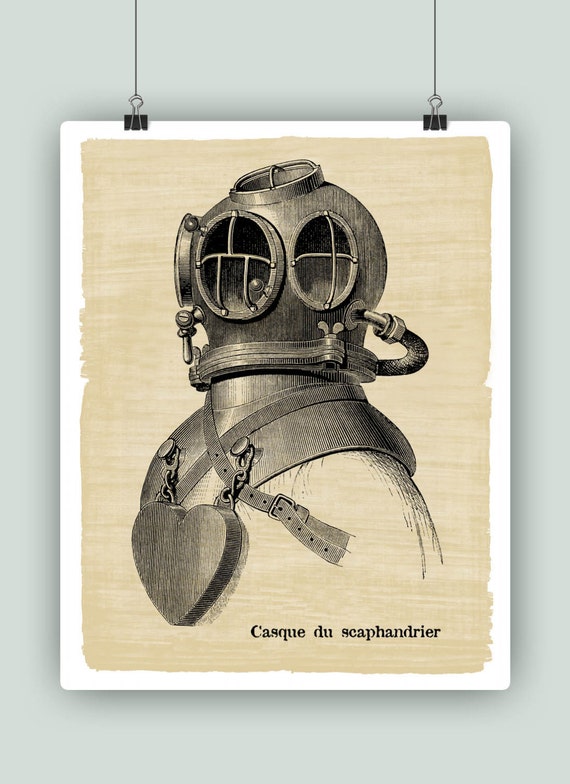 Old Scuba Diver Helmet
