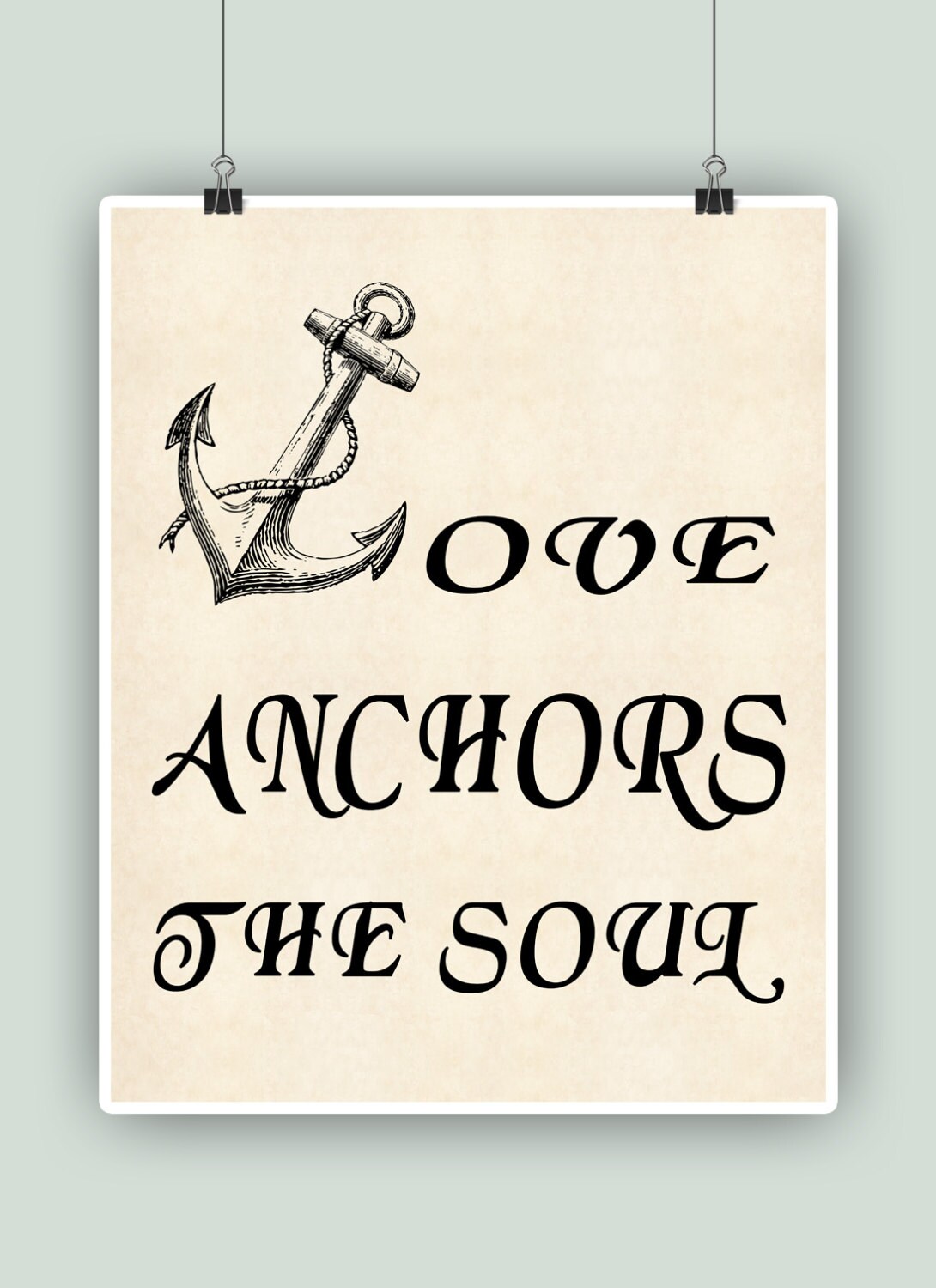  In High Tide Or In Low Tide Ill Be By Your Side - Love Marriage  Couple Romantic Bedroom Home Ocean Navy Sailor Boat Anchor - Wall Decal  Quote Vinyl Lettering Art