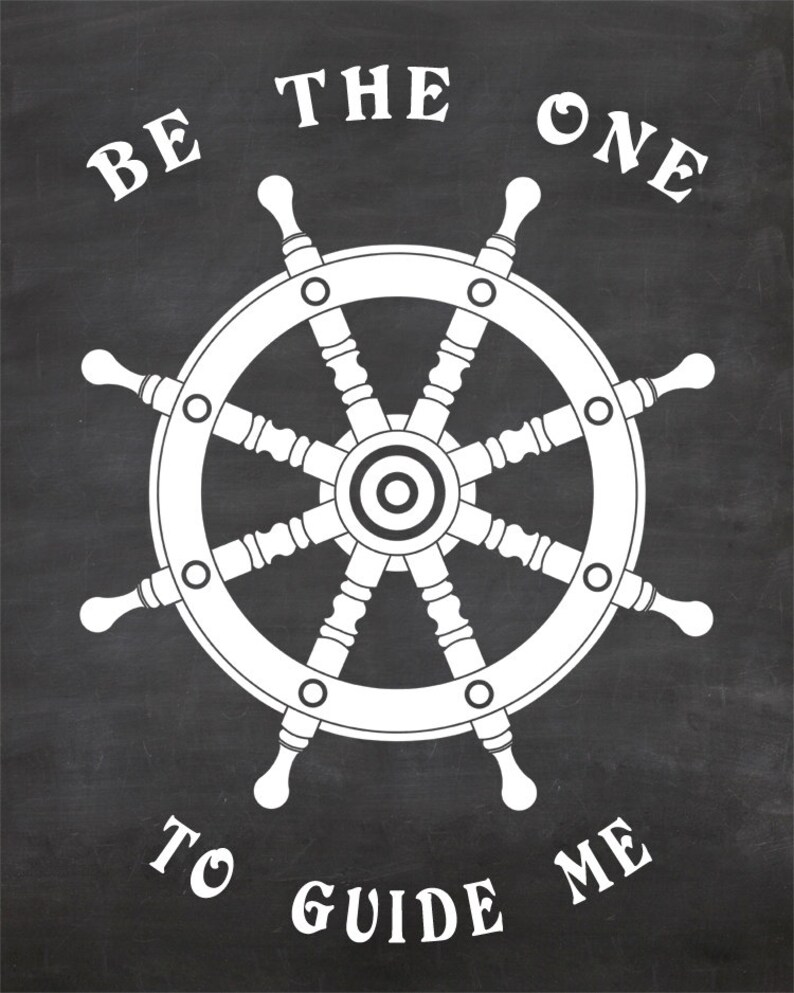 nautical art nautical poster anchor print helm print quote