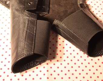 Gladde of suède trapeze viola's Aerial Boots Trapeze Boots lederen Lyra Boots Aerial kostuum