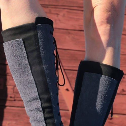 VENAKI Trapeze Boots two shops colours long version