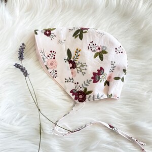 Flower Baby Bonnet/ Girl’s Bonnet