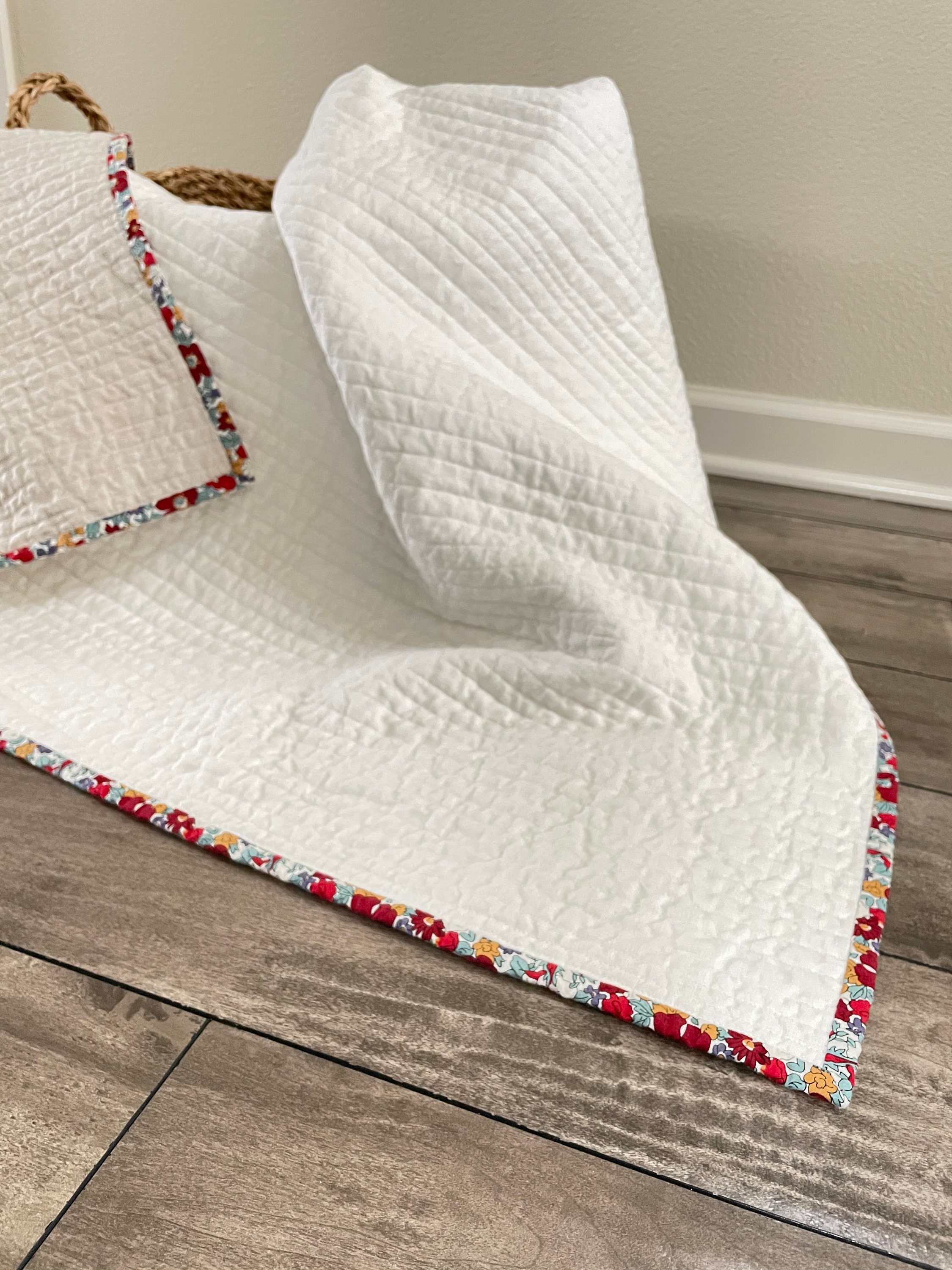 Simply Natural Linen Quilt / Mid Weight Linen Baby Quilt / Lap Etsy