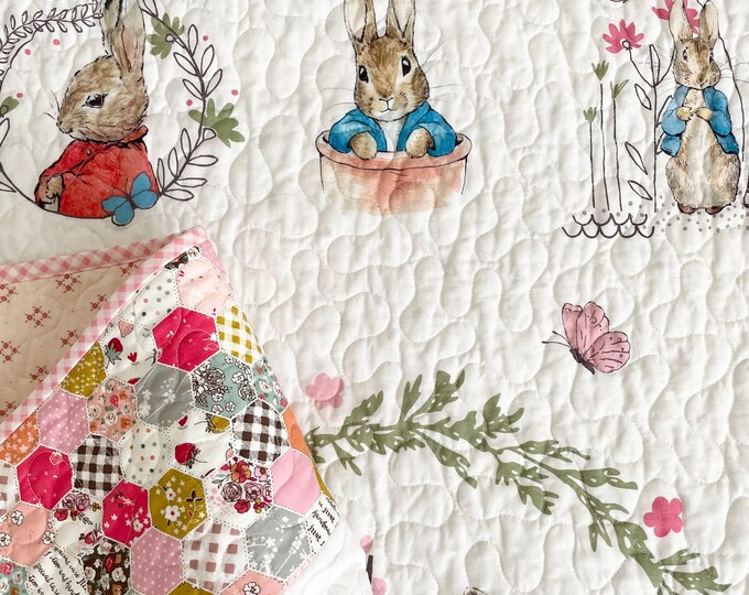 Peter Rabbit Pocket Footsie, Quilted