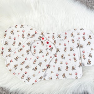 Winnie the Pooh Baby Bib Set/ A Set of 3/ Gender Neutral Bib/Burp-Cloth/Wash Cloth/Baby Shower Gift