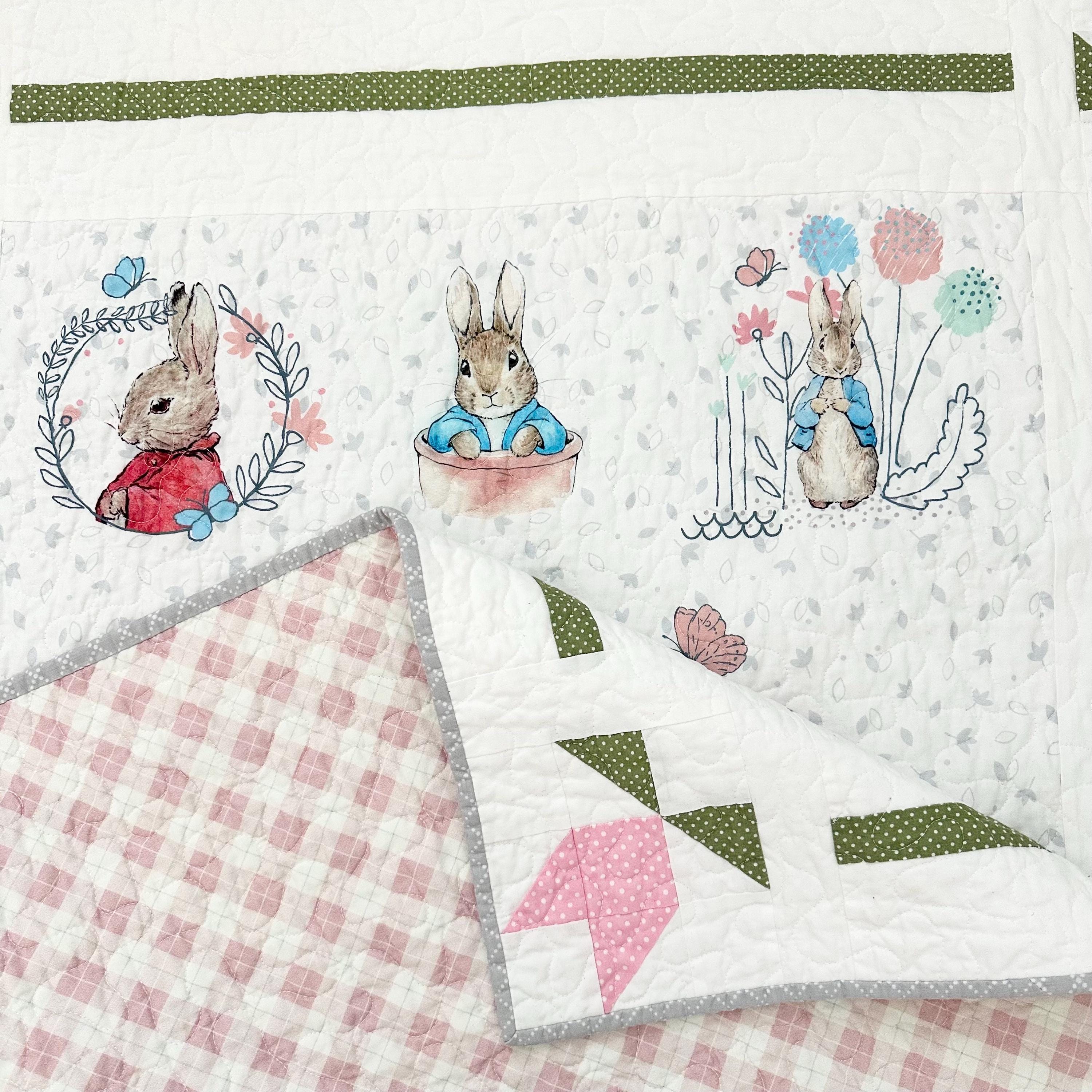 Peter Rabbit Baby Quilt/50”x37” - Etsy