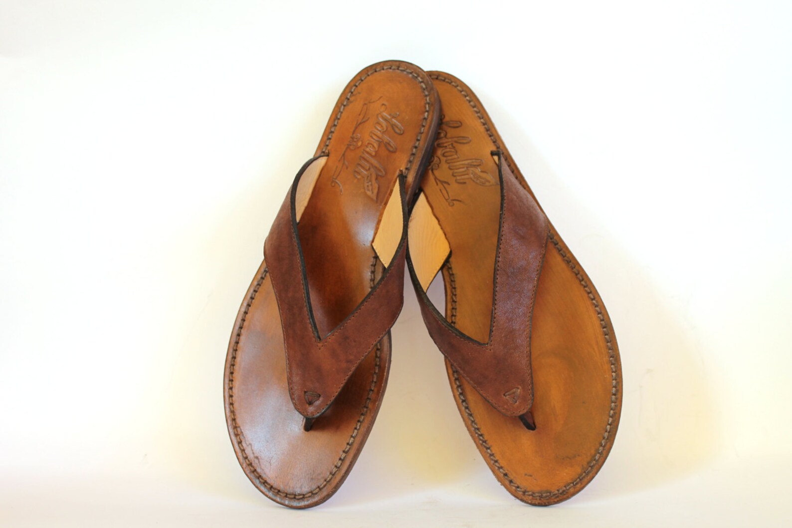 mens leather sandals ebay