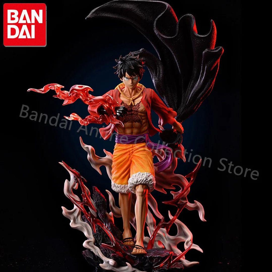Monkey D. Luffy Walking Action Figure One Piece PVC Model Toy - Etsy