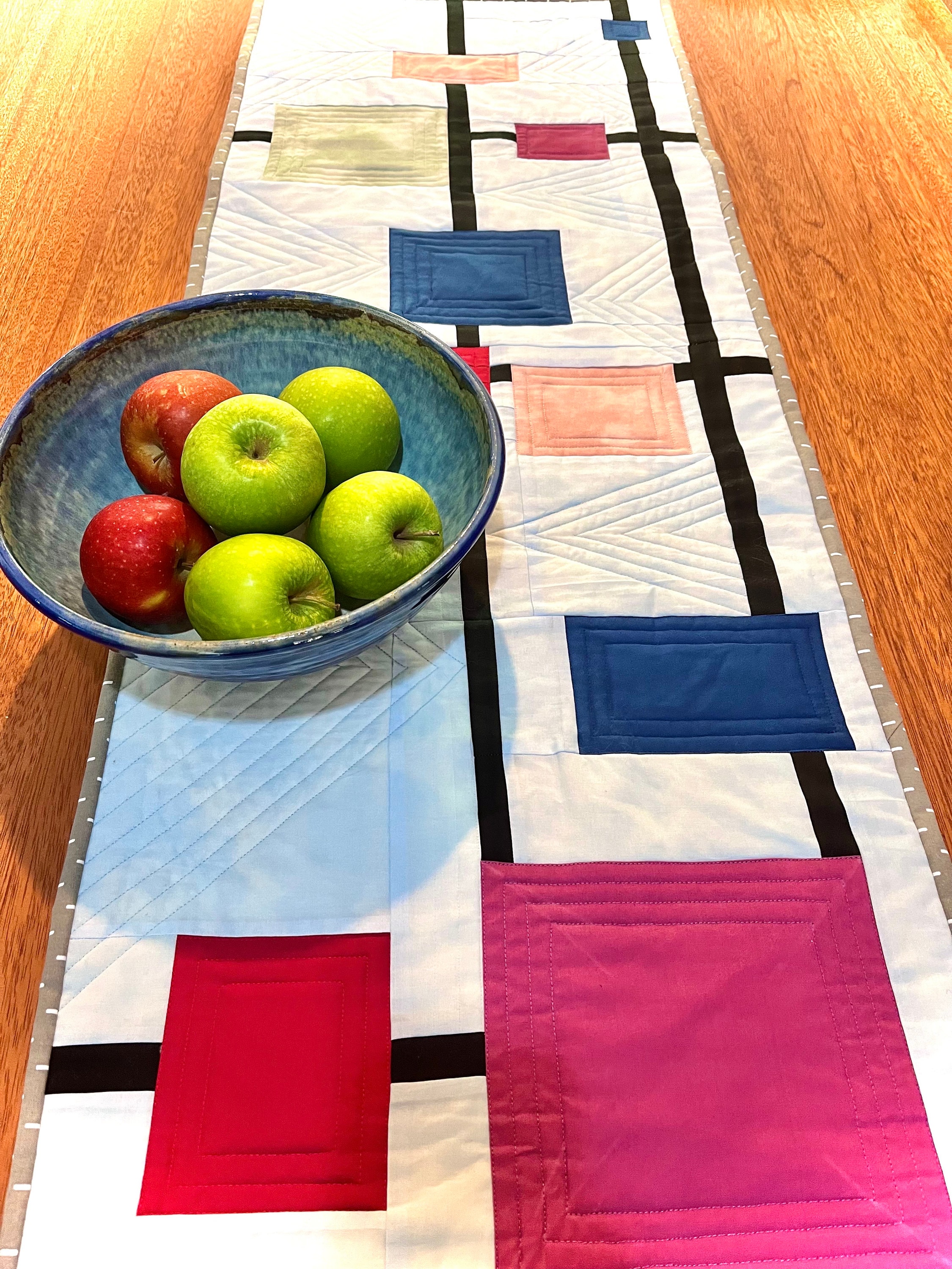 FPP Pattern Table Runner Mid Century Modern Design
