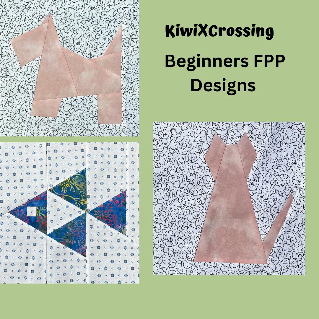 Learn to FPP Foundation Paper Piece Quilt Beginners Guide Instructions ...