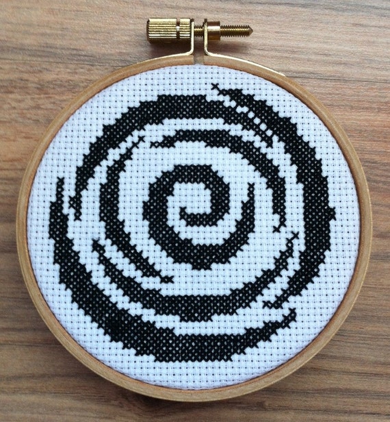 Borneo Rose Sun 1 Cross Stitch Pattern Stylized Bunga Etsy