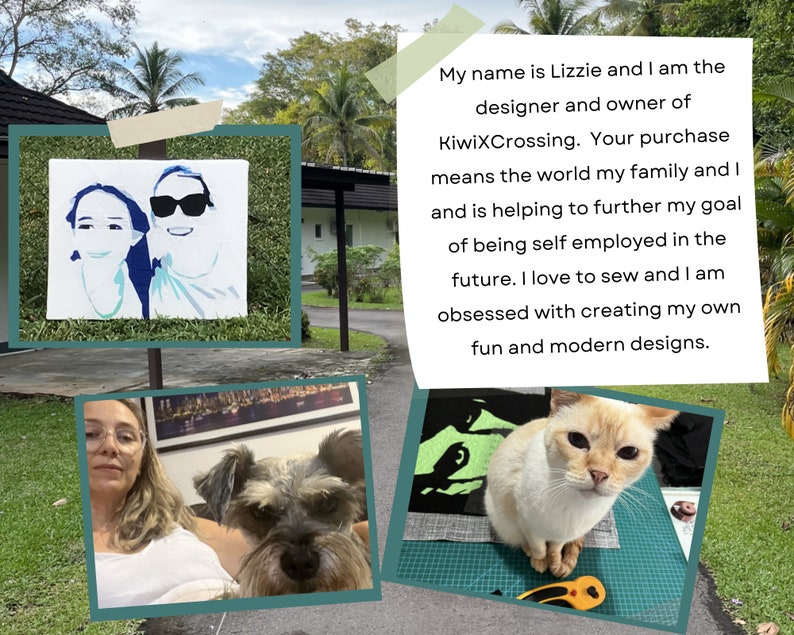 Dog Quilt Block Pattern Beginners Foundation Paper Piecing Printable