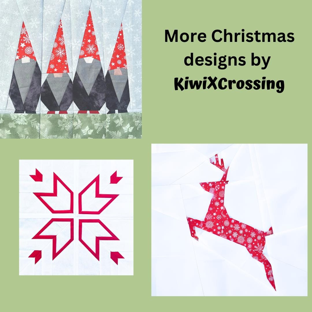 FPP Quilted Christmas Pattern Festive Holiday Table Runner HOHOHO PDF ...