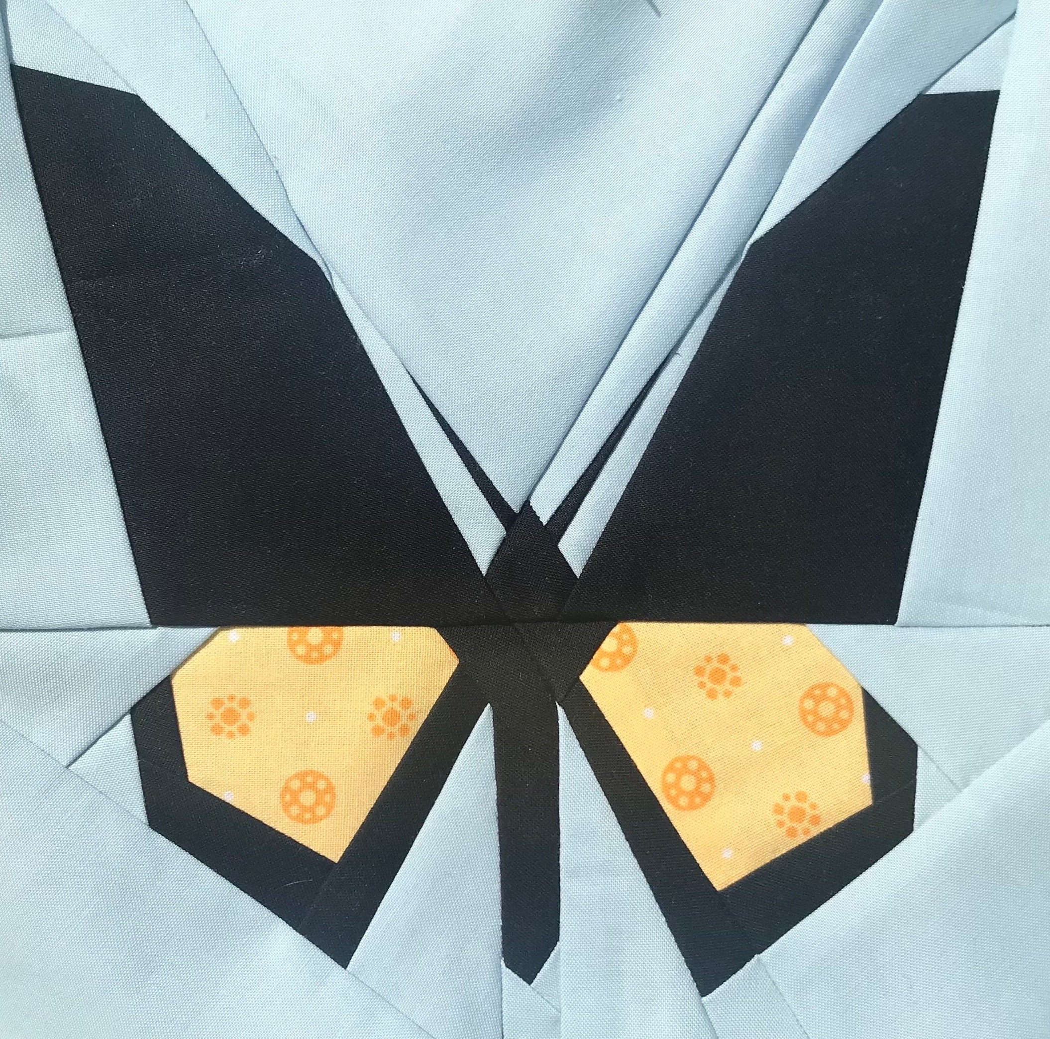 FPP Patternborneo Birdwing Butterfly Foundation Paper Piecing Quilt ...
