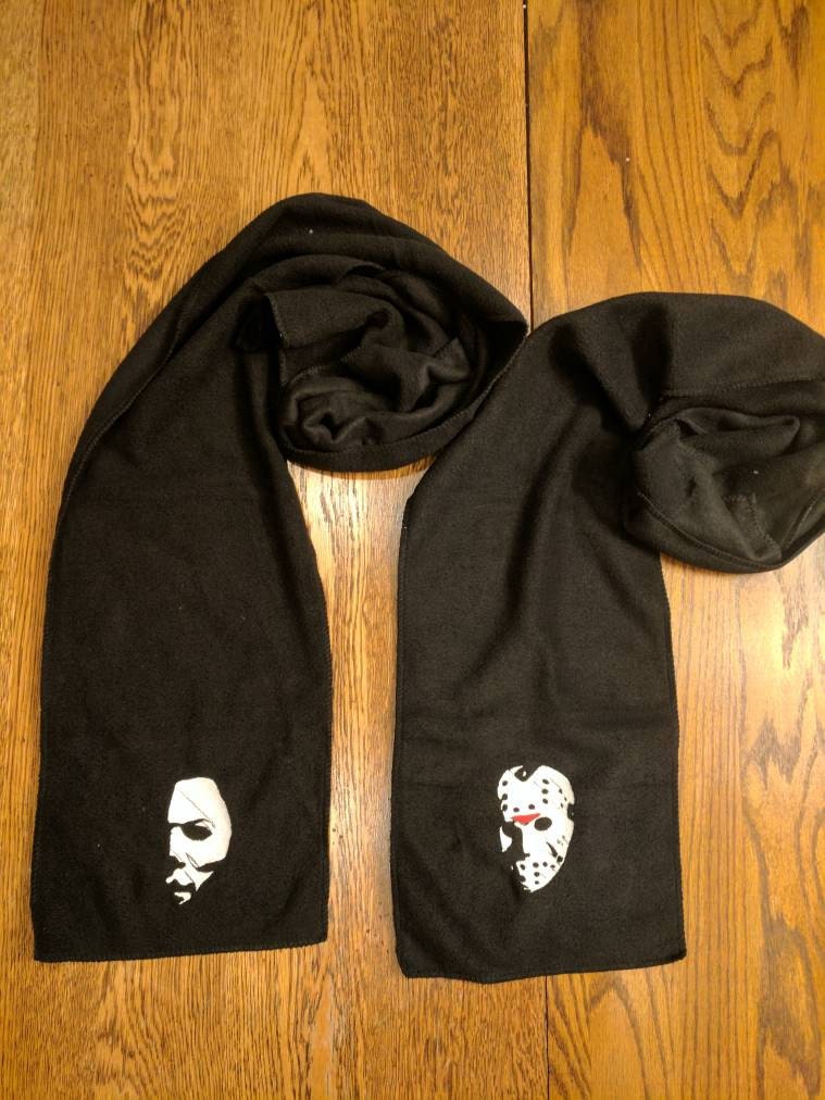 Custom Horror Scarf Michael Myers The Shape Jason Voorhees Etsy