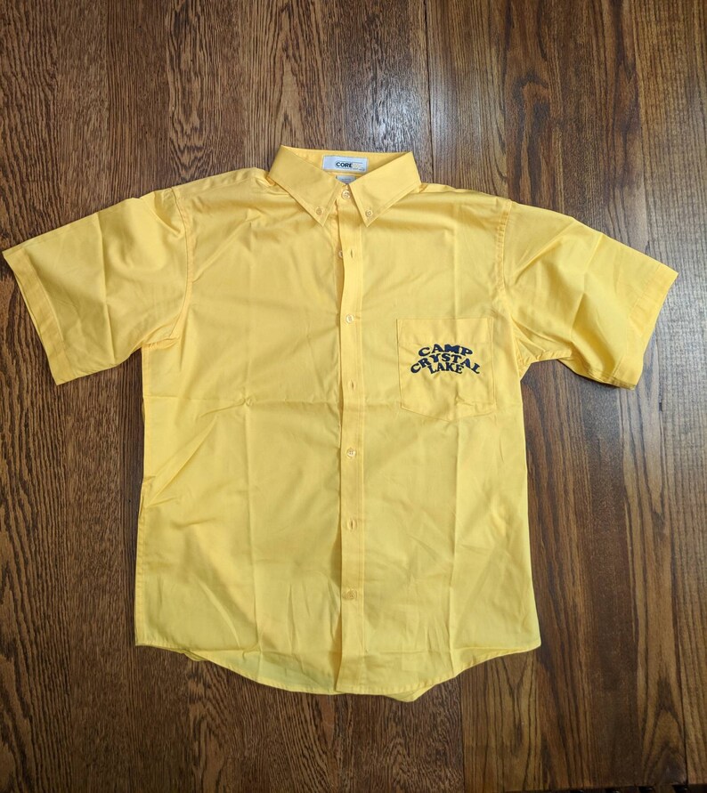 Crystal Lake Councilor Short Sleeve Button Up as seen in the original Friday the 13th