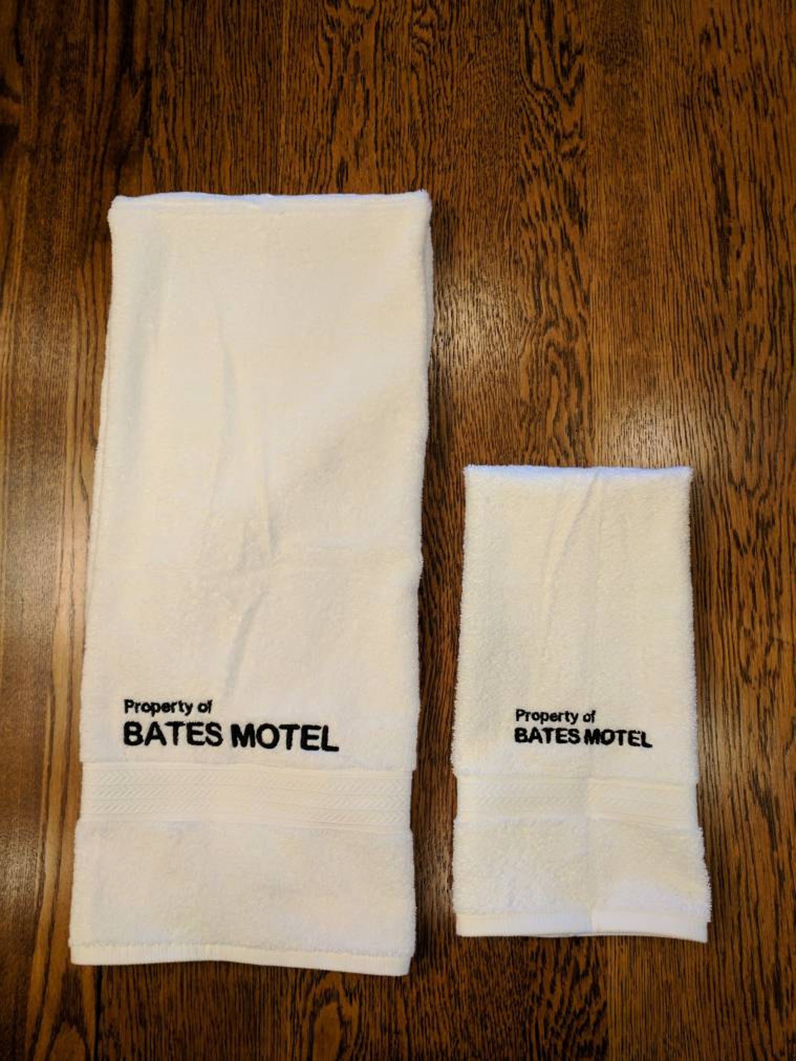 Bates Motel Towel Set 1 hand towel & 1 bath towel Etsy