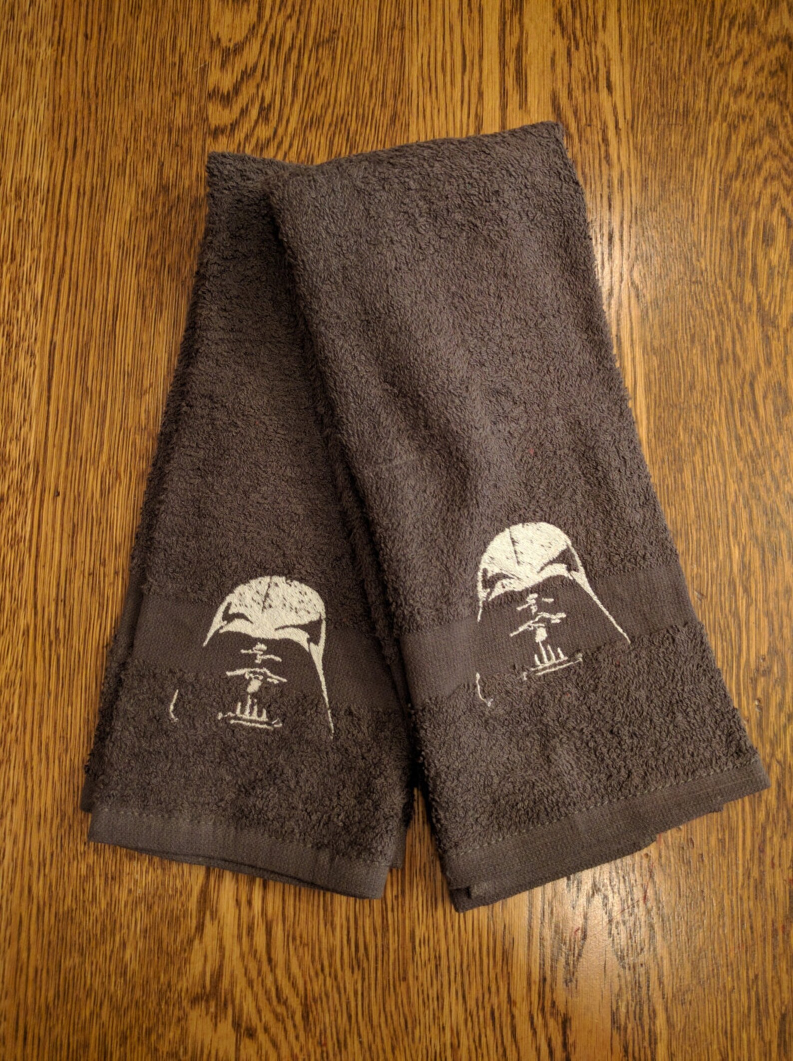 Custom Star Wars Towel Set 2 hand towels embroidered Etsy